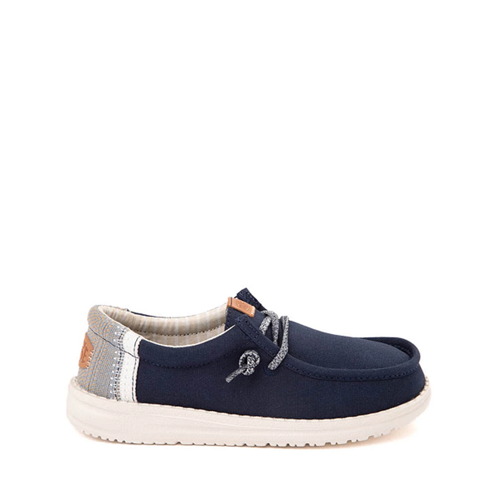 HEYDUDE Wally Everyday Essentials Slip-On Casual Shoe - Little Kid / Big Dark Navy