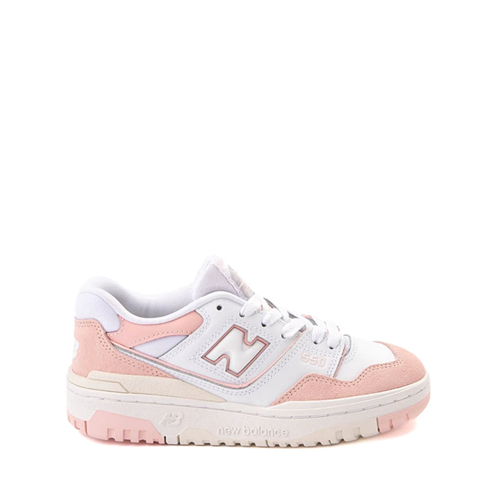 New Balance 550 Athletic Shoe - Big Kid White / Pink Haze