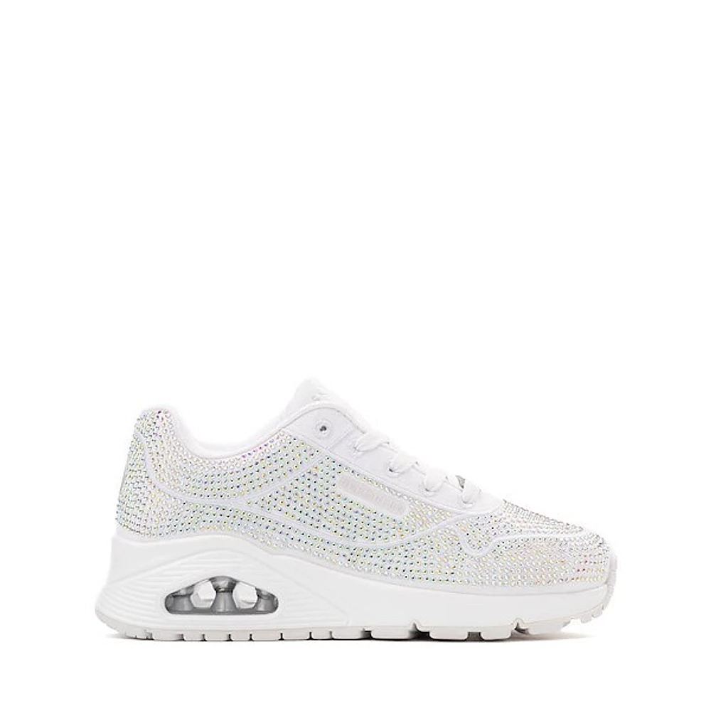 Skechers Street&trade Uno Gen1: Disco Rave Sneaker - Little Kid / Big White