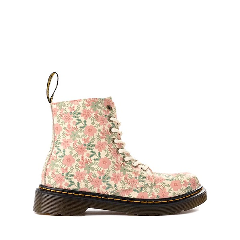 Dr. Martens 1460 8-Eye Pop Floral Boot - Little Kid / Big Kid - Pink