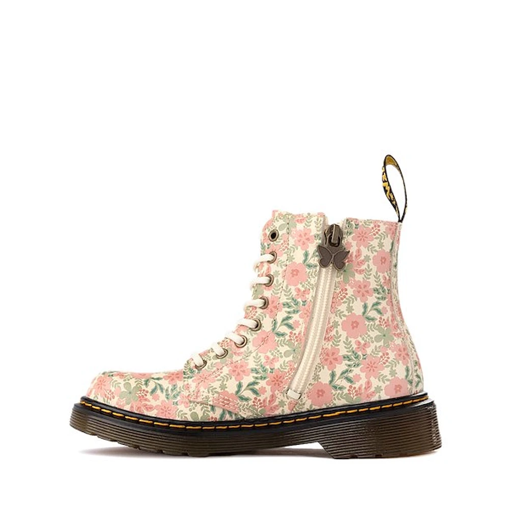 Dr. Martens 1460 8-Eye Pop Floral Boot - Little Kid / Big Kid - Pink