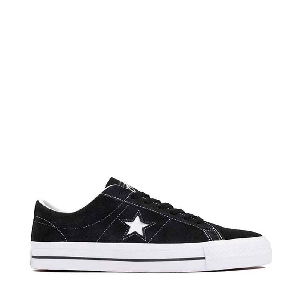 Converse CONS One Star Pro Suede Skate Shoe - Black / White