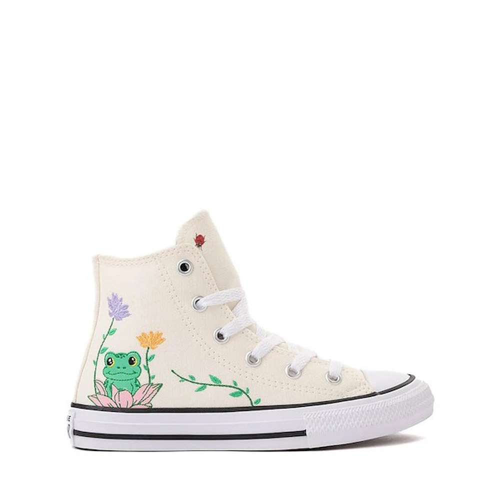 Converse Chuck Taylor All Star Frog Garden High-Top Sneaker - Little Kid Egret