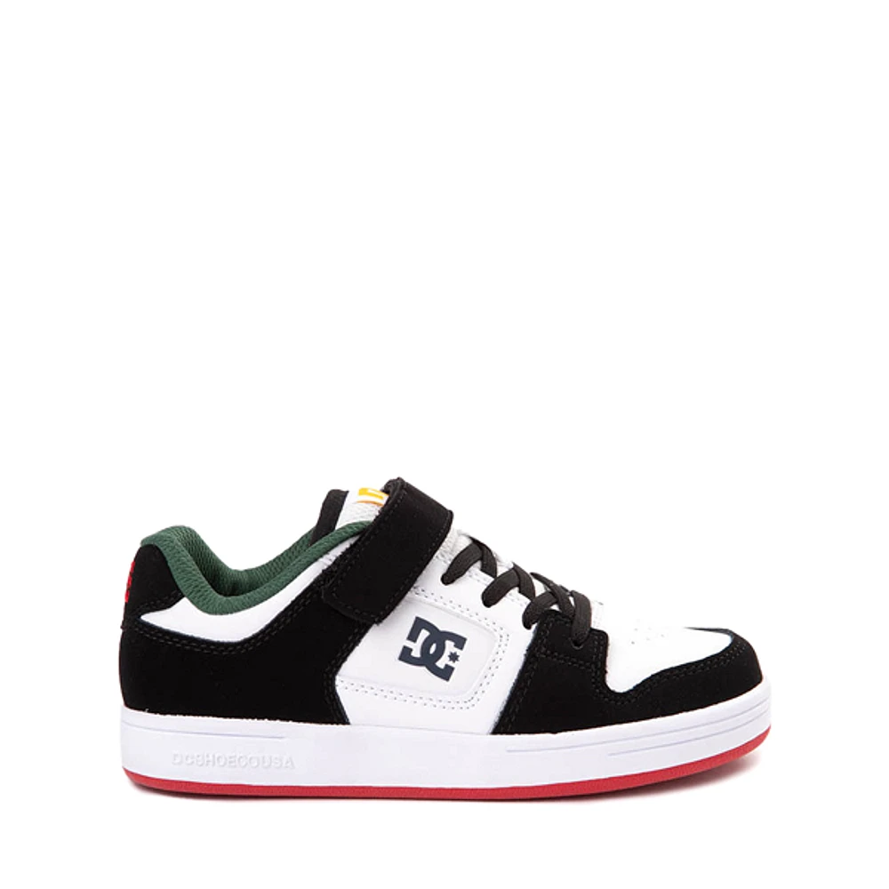 DC Manteca 4 Elastic Skate Shoe - Little Kid / Big White Black Red