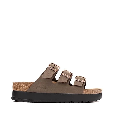 Womens Papillio by Birkenstock® Florida Flex Platform Slide Sandal - Mocha
