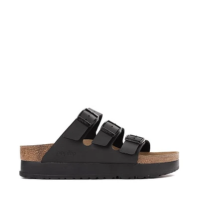 Womens Papillio by Birkenstock® Florida Flex Platform Slide Sandal - Black