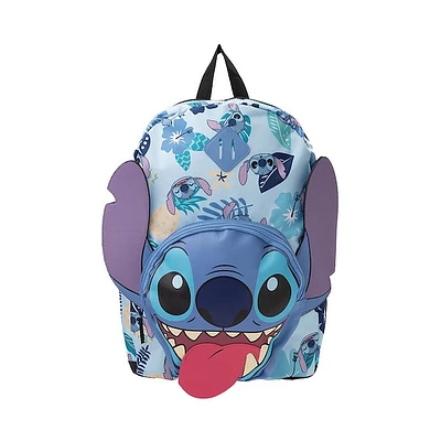Lilo & Stitch Face Backpack - Blue