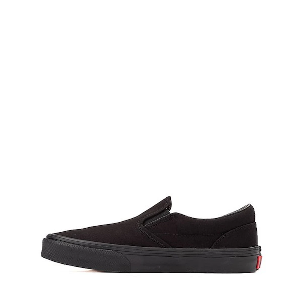 Vans Slip-On Skate Shoe - Big Kid - Black Monochrome