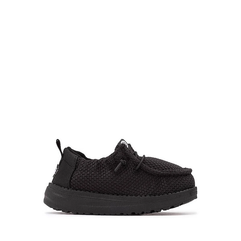 HEYDUDE LILDUDE Slip-On Casual Shoe - Baby - Black Monochrome