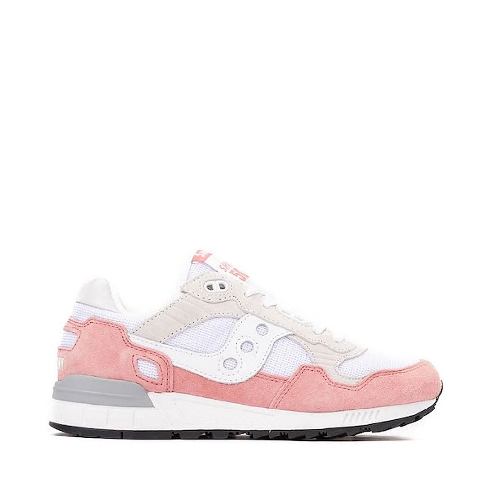 Saucony Shadow 5000 Athletic Shoe - White / Salmon