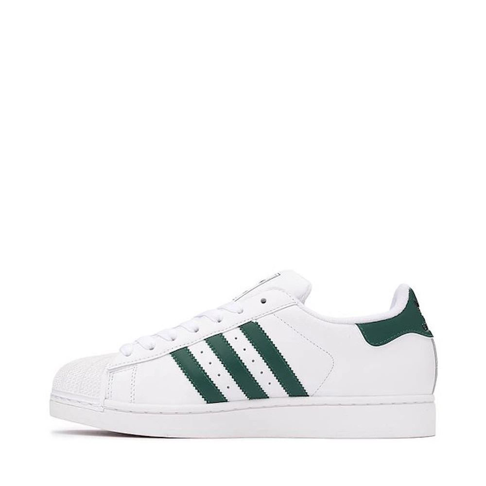 adidas Superstar II Athletic Shoe - White / Collegiate Green Core Black