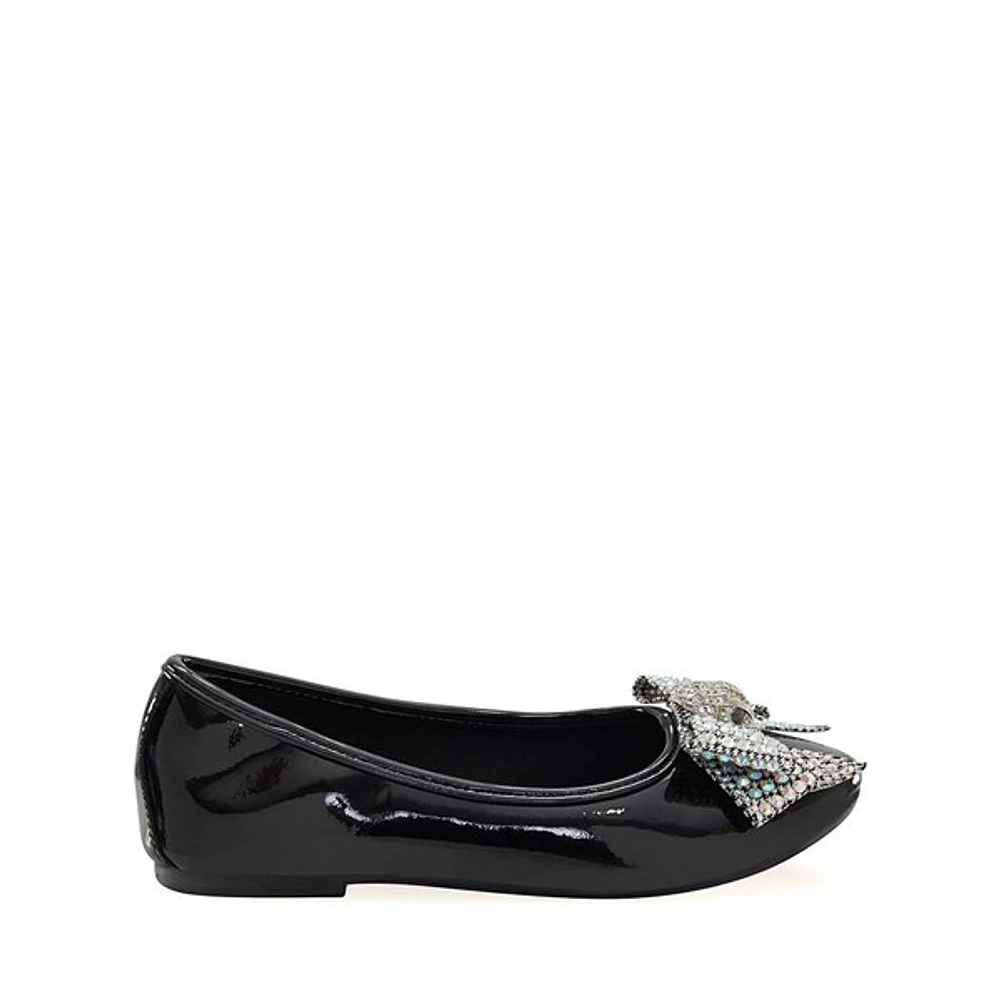 Kurt Geiger Mini Kensington Ballet Flat - Little Kid / Big Kid - Black