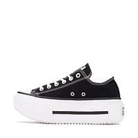 Converse Chuck Taylor All Star Lift Double Stack Low-Top Sneaker - Black / White