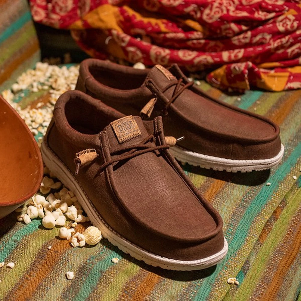 Mens HEYDUDE Wally Hemp Slip-On Casual Shoe