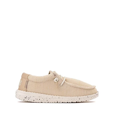 HEYDUDE Wally Stretch Sox Casual Shoe - Little Kid / Big Irish Cream