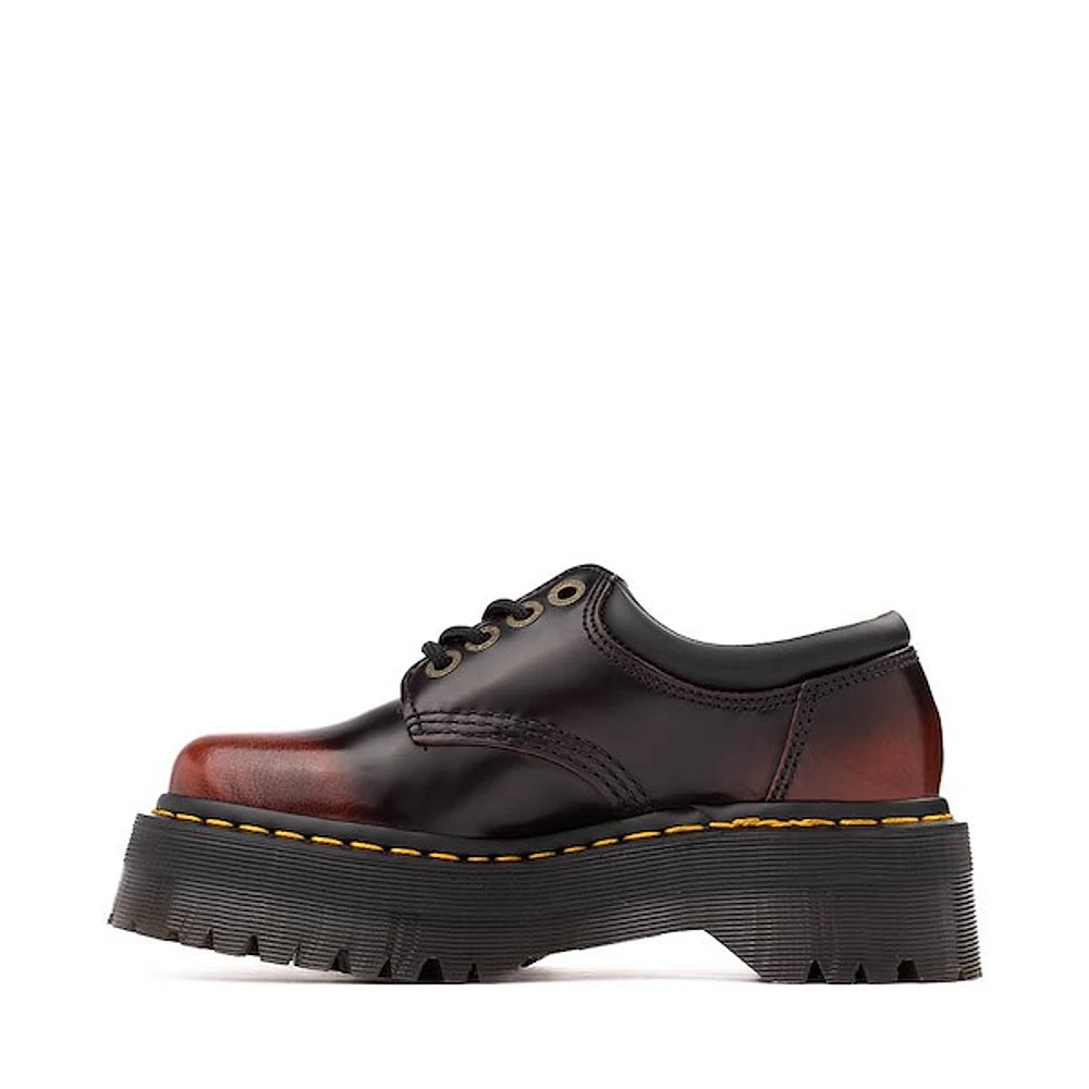 Dr. Martens 8053 Quad Platform Casual Shoe - Cherry Red