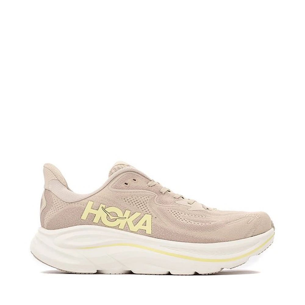 Mens HOKA Clifton 10 Athletic Shoe - Linen / Stone