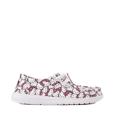 Womens Hello Kitty® x HEYDUDE Wendy Slip-On Casual Shoe - White