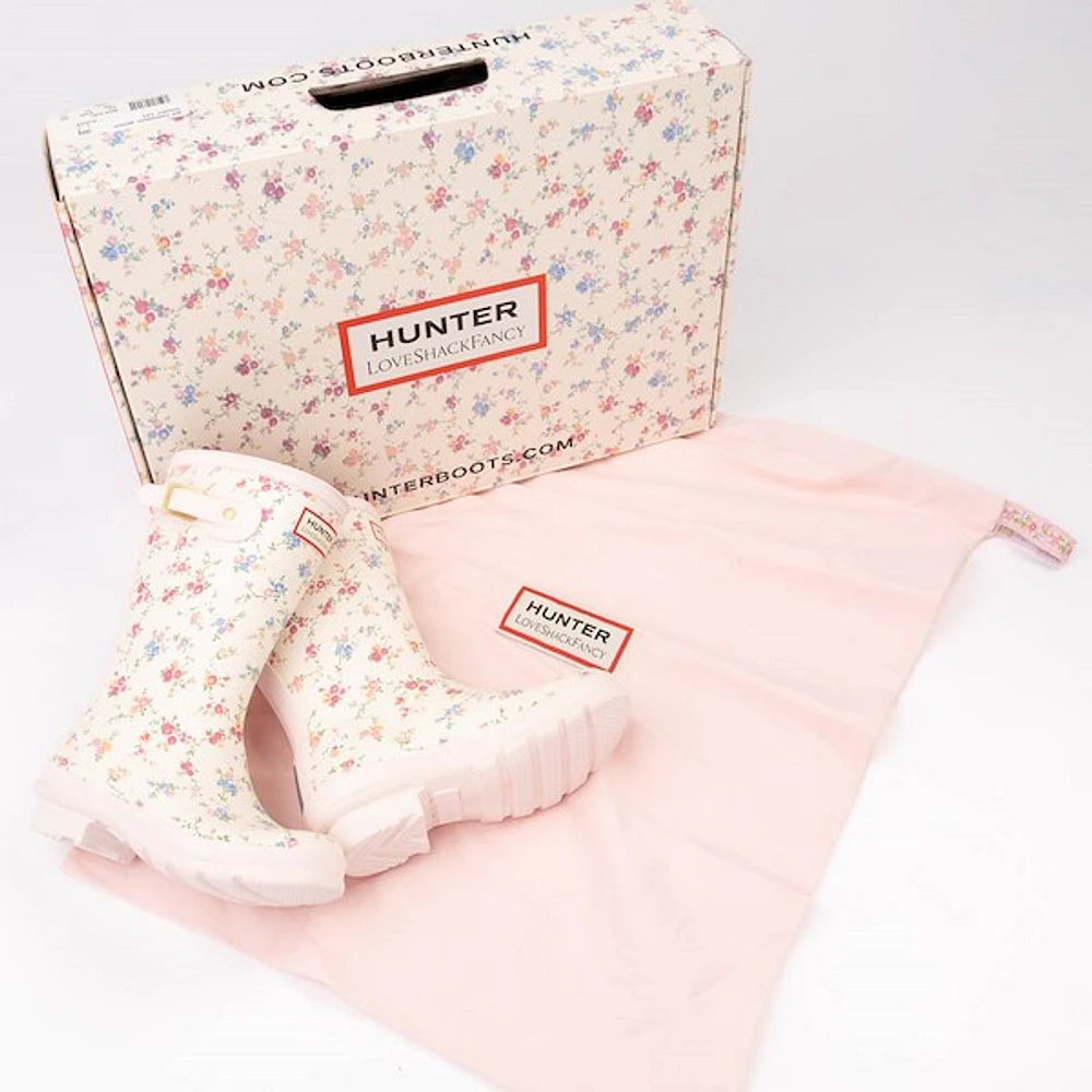 Hunter x LoveShackFancy Original Rain Boot - Little Kid / Big Sunrise Patchwork Confetti Bloom