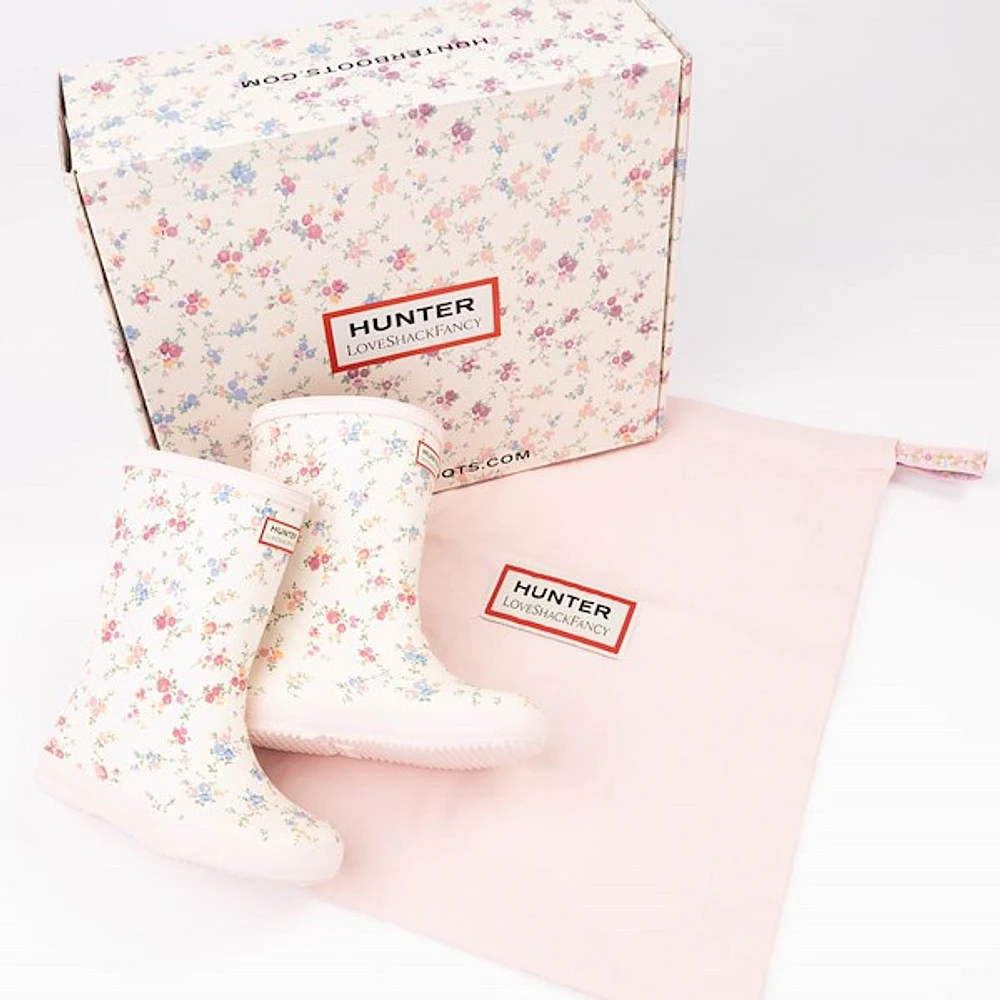 Hunter x LoveShackFancy First Classic Rain Boot - Toddler / Little Kid Sunrise Patchwork Confetti Bloom