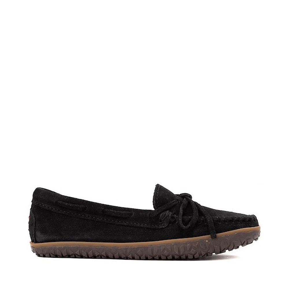Womens Minnetonka Tie Tread Moccasin
