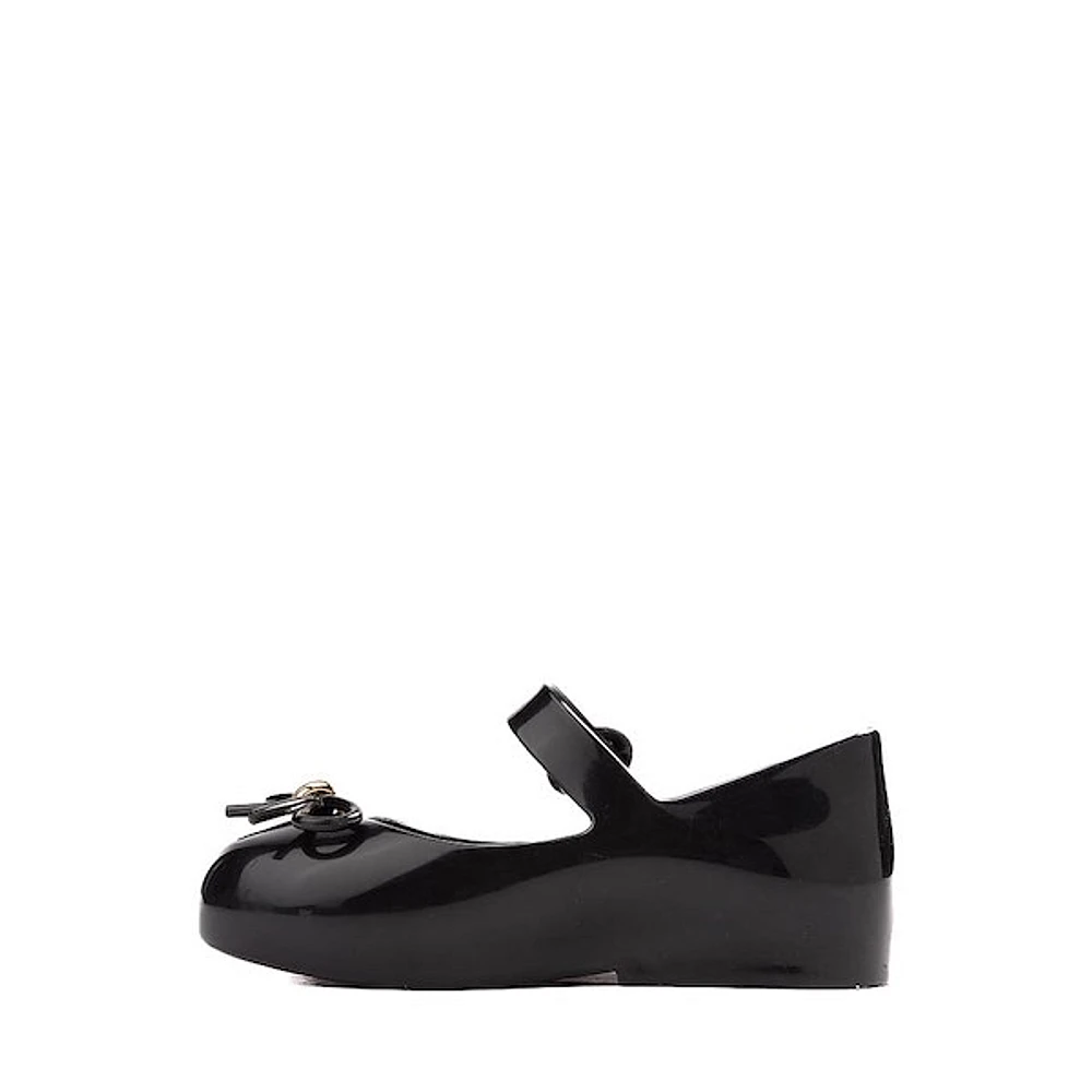 Mini Melissa Sweet Love Ballet Flat - Toddler / Little Kid - Black