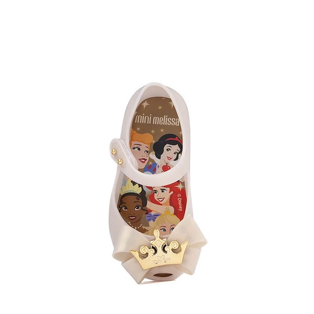 Mini Melissa + Disney Ultragirl Princess Ballet Flat - Toddler / Little Kid - Metallic Beige