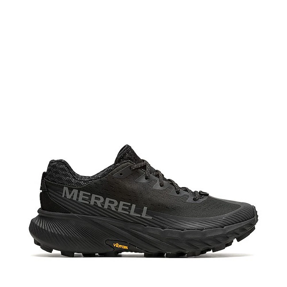 Womens Merrell Agility Peak 5 Running Shoe - Black /