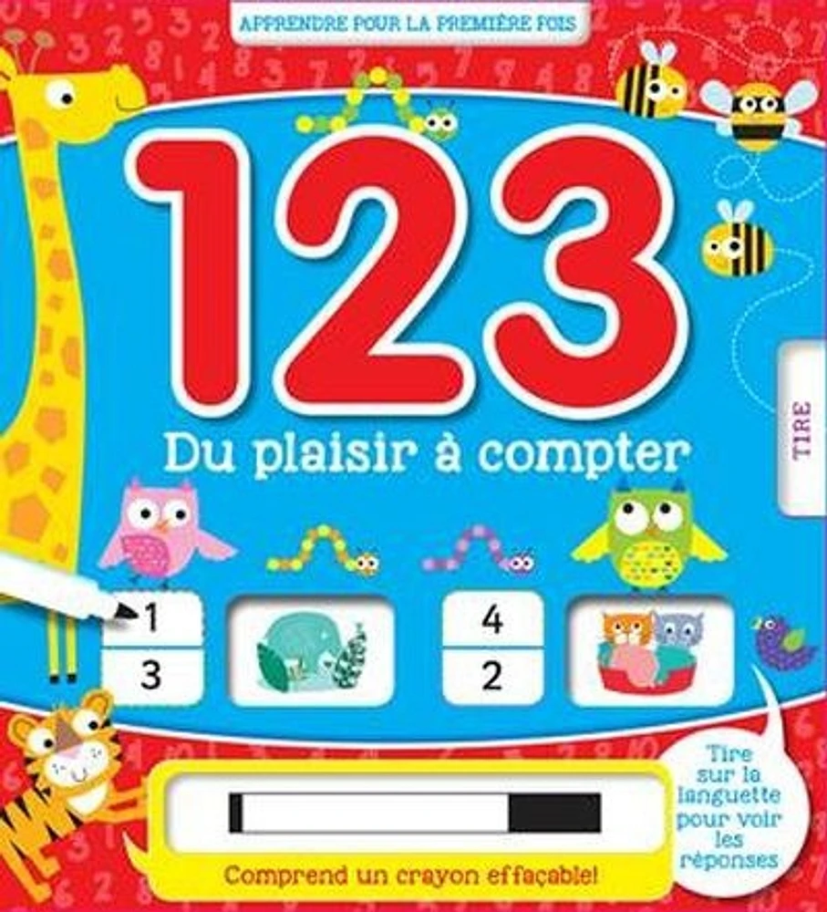 1, 2, 3 du plaisir à compter : apprendre pour la première fois
