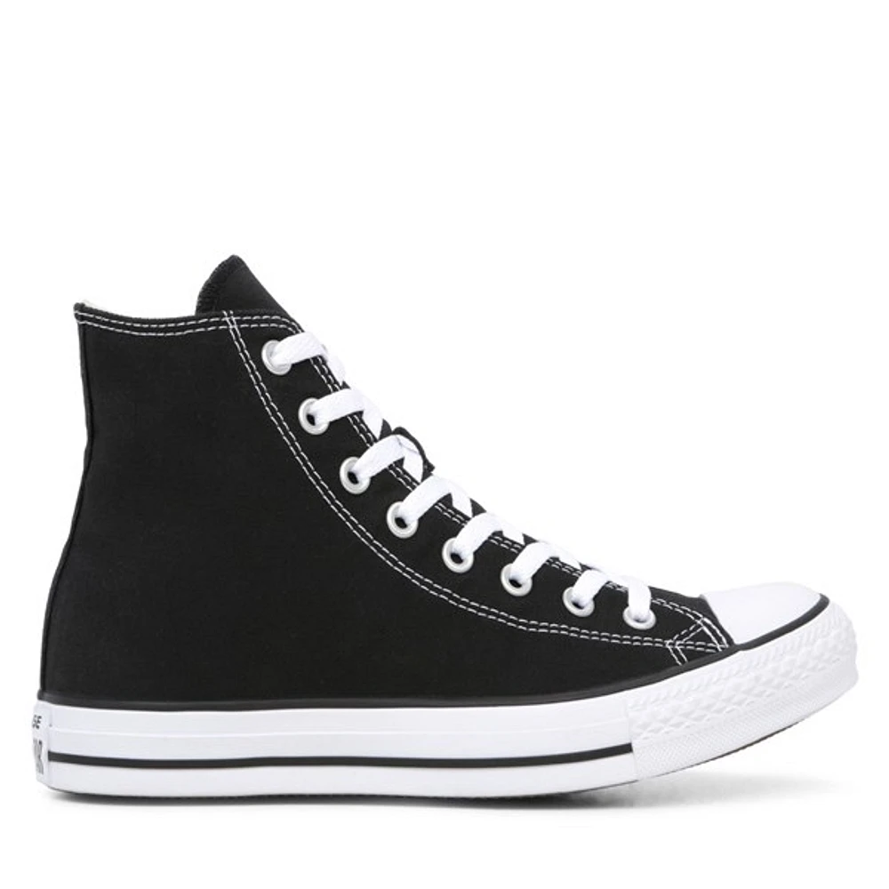 Converse Men's Chuck Taylor All Star Classic Hi Top Black White, Canvas