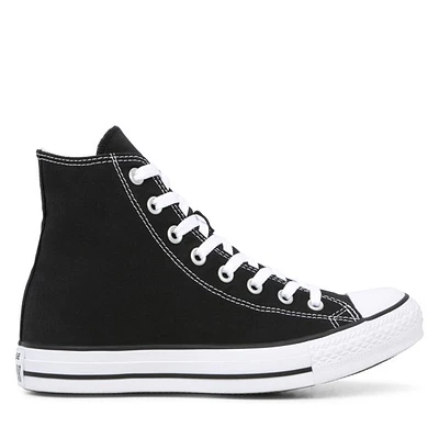 Converse Men's Chuck Taylor All Star Classic Hi Top Black White, Canvas