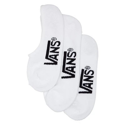 Vans Men's Classic Super No-Show Socks in White, Nylon
