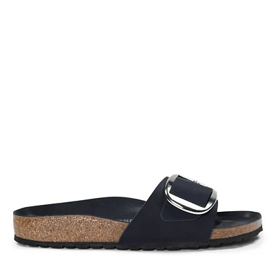 Birkenstock Women's Madrid Big Buckle Sandals Black Misc, / EU Leather