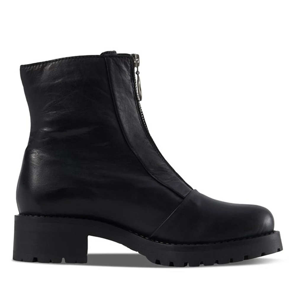 Floyd Women's Quinn Heeled Boots Black, Leather