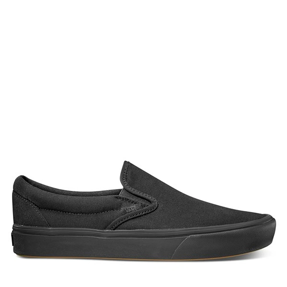 Vans ComfyCush Classic Slip-Ons All Black, Womens / Mens Canvas