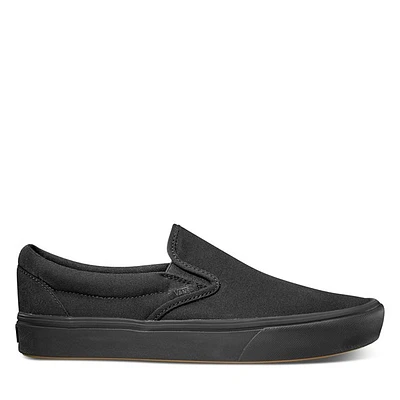 Vans ComfyCush Classic Slip-Ons All Black, Womens / Mens Canvas