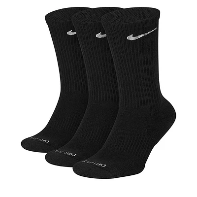 Nike Everyday Plus Cushion Crew Socks Black, Nylon