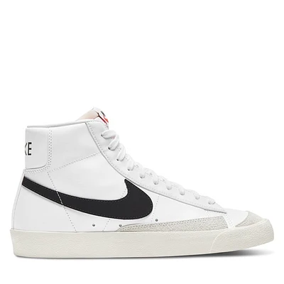 Nike Men's Blazer Mid 77 Black White Misc, Leather