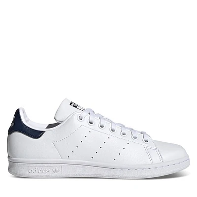adidas Women's Stan Smith Primegreen Sneakers White Navy, Leather