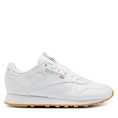 Reebok Women's Classic Leather Sneakers White/Gray,