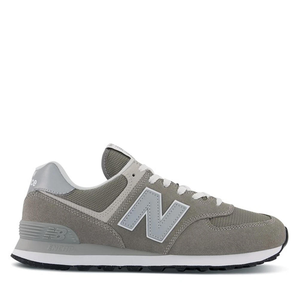 New Balance Men's 574 Sneakers Gris, Suede
