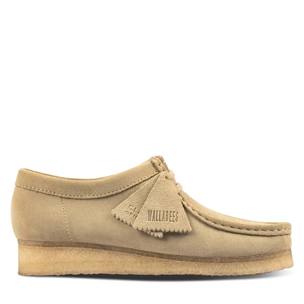 Clarks Originals Women's Wallabee Moccasin Shoes Naturel, Leather