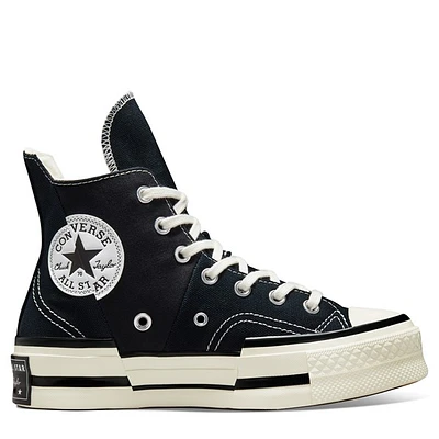 Converse Chuck 70 Plus Hi Sneakers Black White, Womens / Mens Canvas
