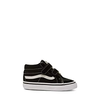 Vans Toddler's Sk8-Mid Reissue V Sneakers Black White, Toddler Canvas