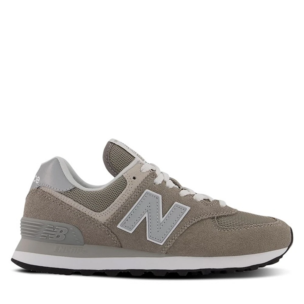 New Balance Women's 574 Sneakers Gris, Suede