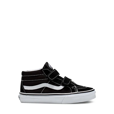 Vans Little Kids' SK8-Mid Reissure V Sneakers Black White, Largeittle Kid Canvas