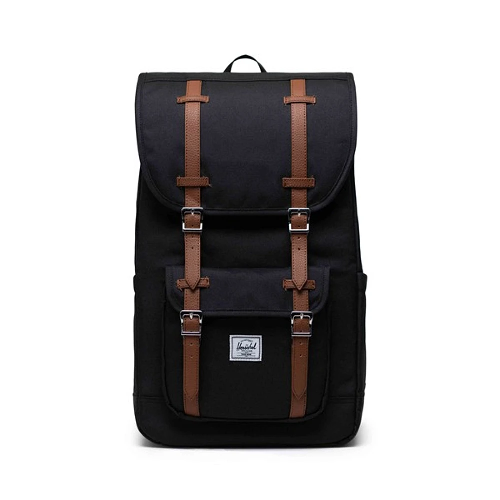Herschel Supply Co. Little America Backpack in Black/Brown in Black Misc