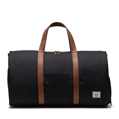 Herschel Supply Co. Novel Duffle Bag in Black/Brown in Black Misc, Vegan Leather