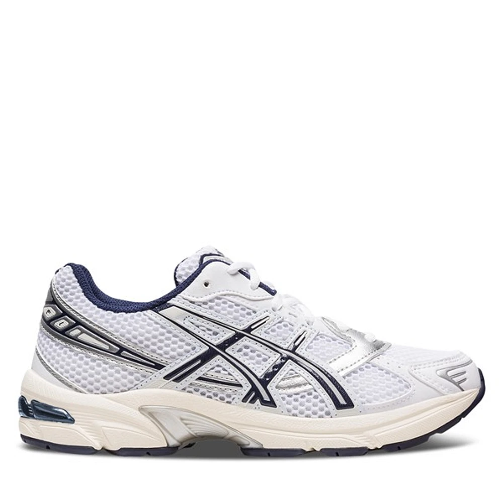ASICS Womens GEL-1130 Sneakers Navy White Misc, Leather
