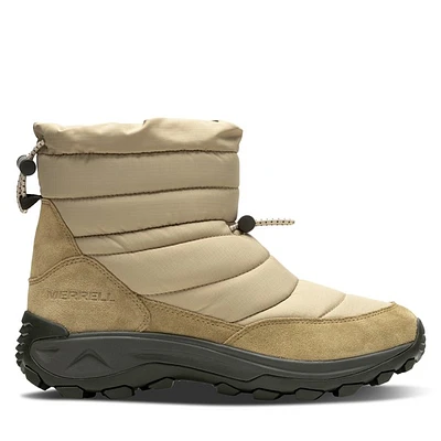 Merrell Women's Winter Moc Zero Boots Camel Gris, Suede